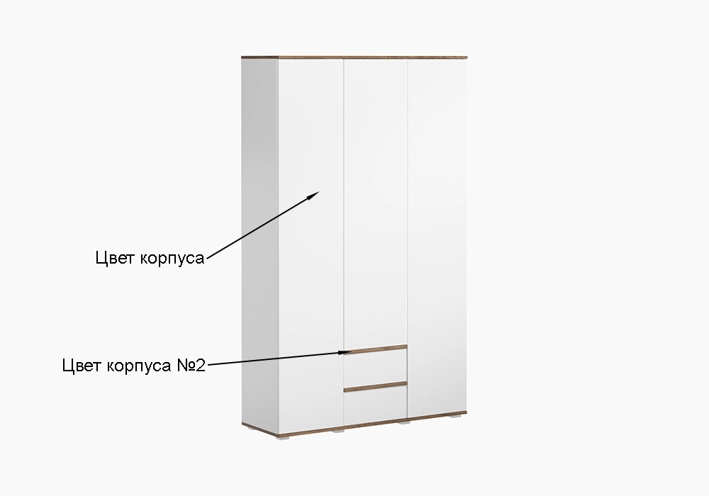 Шкаф распашной Чилли-3.2