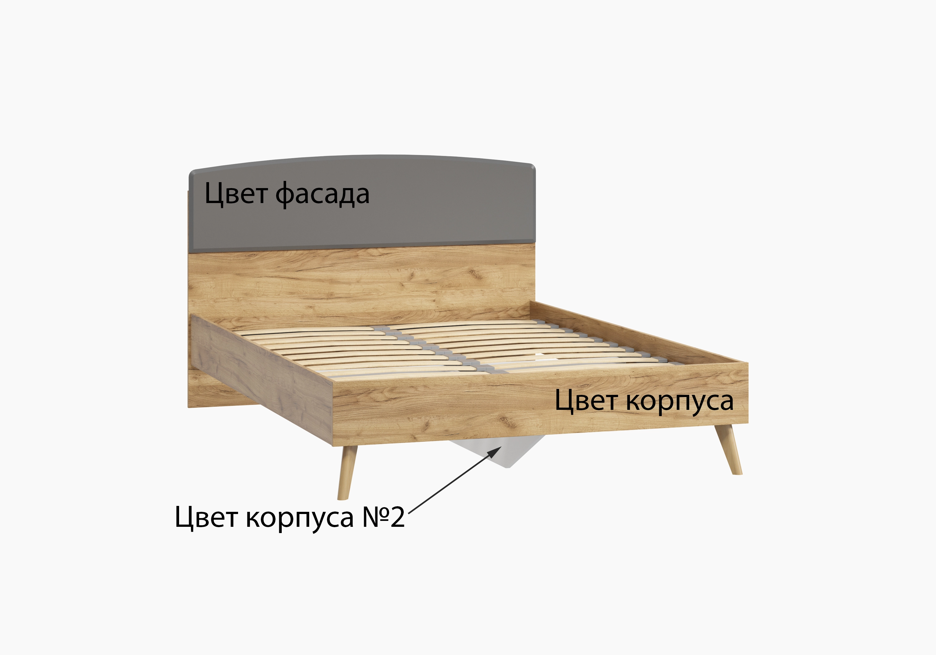 Кровать Скандивуд-140